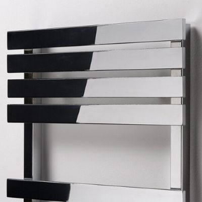 ULTRAHEAT POPLAR CHROME BATHROOM H788mm x W500mm CONTEMPORARY FLAT PANELED TOWEL WARMER, 5PO7C ULTRAHEAT POPLAR CHROME BATHROOM H788mm x W500mm CONTEMPORARY FLAT PANELED TOWEL WARMER, 5PO7C